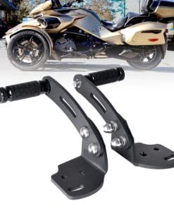 Goldfire 1 Par de Reposapiés de Carretera Ajustables Can Am