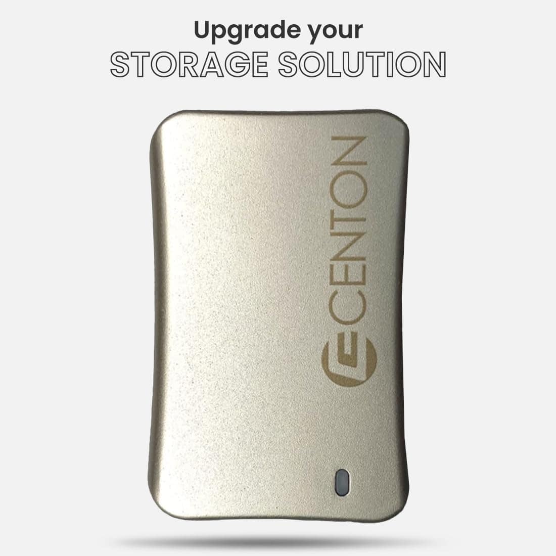 SSD Externo Centon (Plata Metálica), USB-C 3.2 Gen 2, 500GB - Imagen 3