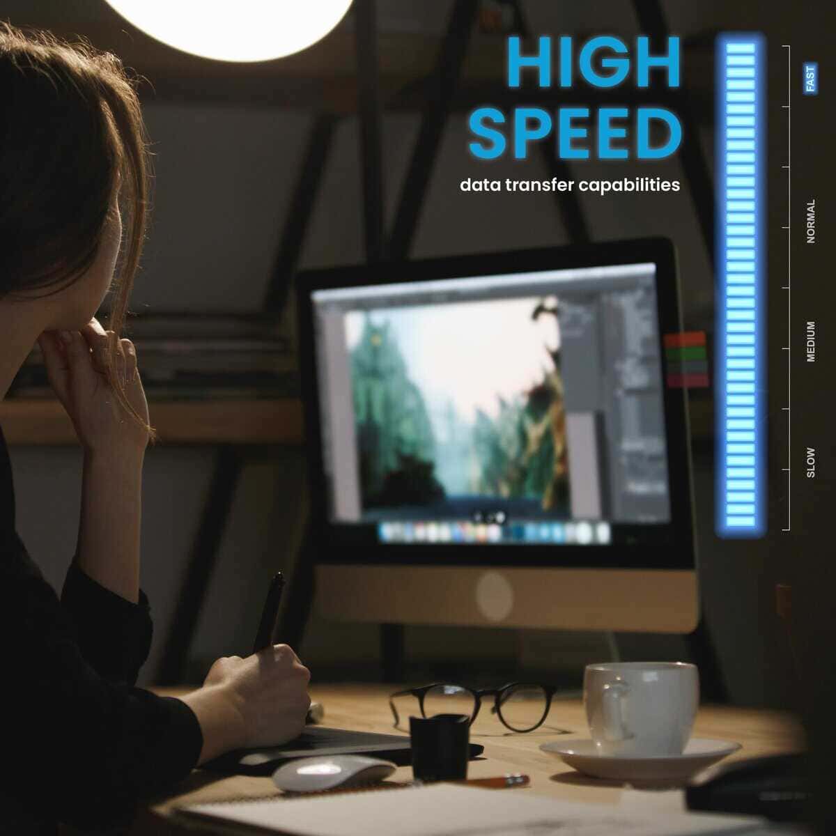 SSD Externo Centon (Plata Metálica), USB-C 3.2 Gen 2, 500GB - Imagen 6