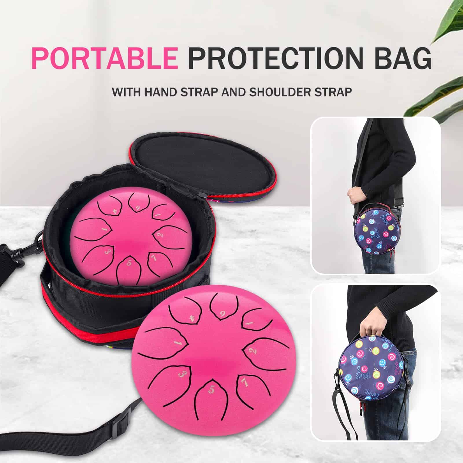 Instrumento Musical de Acero Tongue Drum para Niños: Set de - Imagen 5