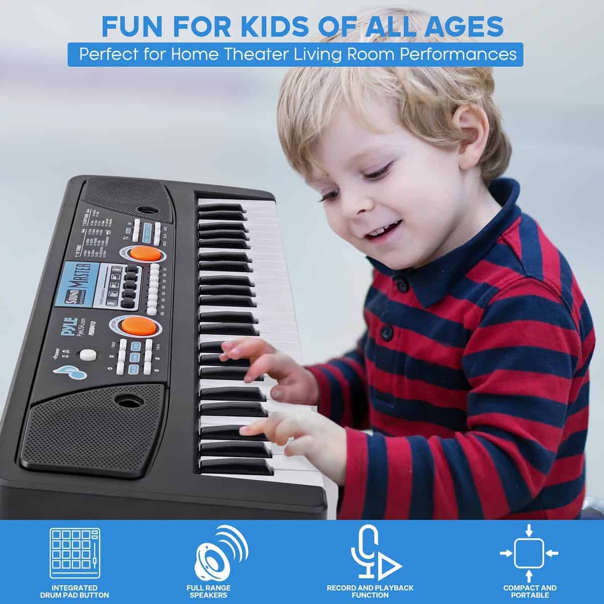 Piano Teclado Musical Karaoke Digital Portátil de 49 Teclas - Imagen 4