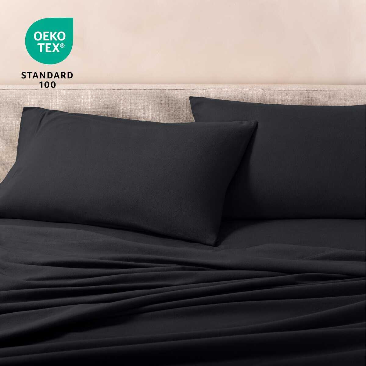 Juego de sábanas de franela Bare Home 100% algodón, súper - Imagen 7