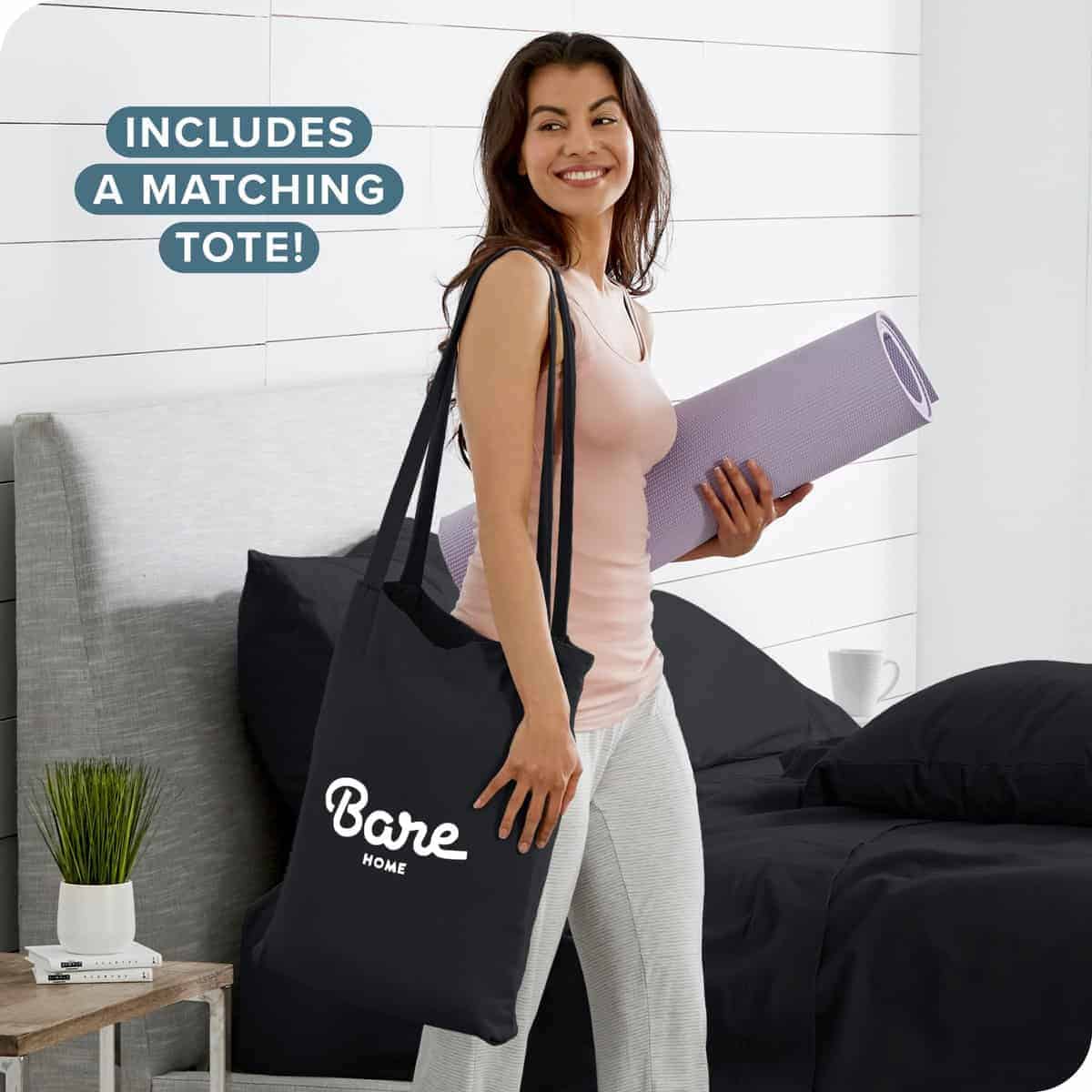 Juego de sábanas de franela Bare Home 100% algodón, súper - Imagen 10