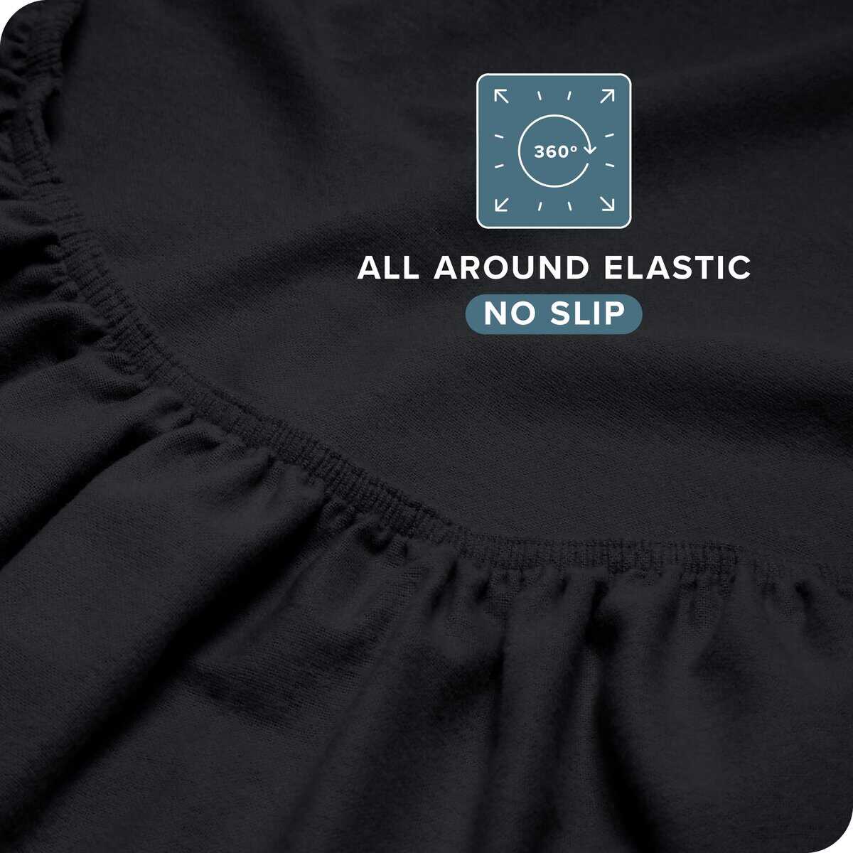 Juego de sábanas de franela Bare Home 100% algodón, súper - Imagen 8