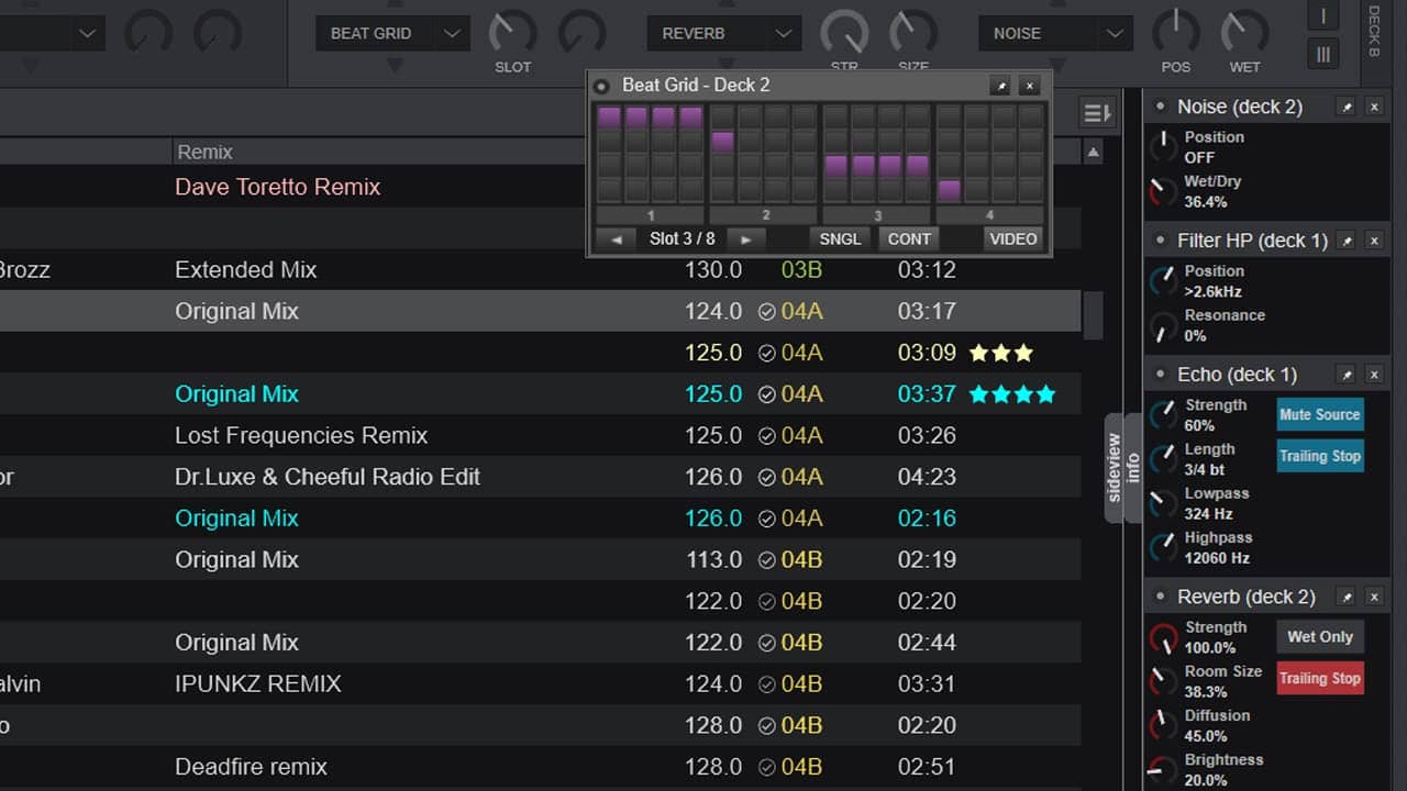 Controlador de DJ portátil de 2 decks LyxJam con pantalla - Imagen 10