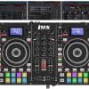 Controlador de DJ portátil de 2 decks LyxJam con pantalla