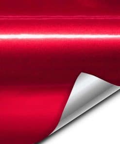 Pelicula de Vinilo de Envoltura de Coche Rojo Metálico