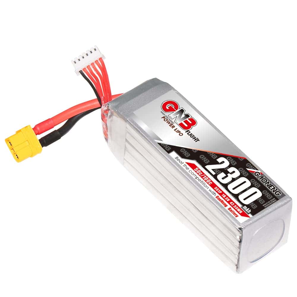 Batería LiPo GAONENG GNB 2300mAh 5S HV 18.5V 50C XT30 para