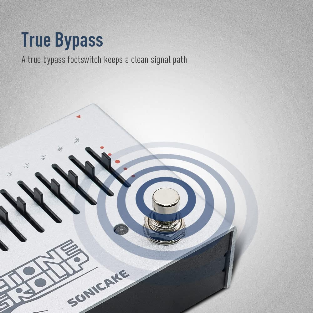 Pedal de Efectos de Guitarra Sonicake EQ Equalizer Grupo de - Imagen 6