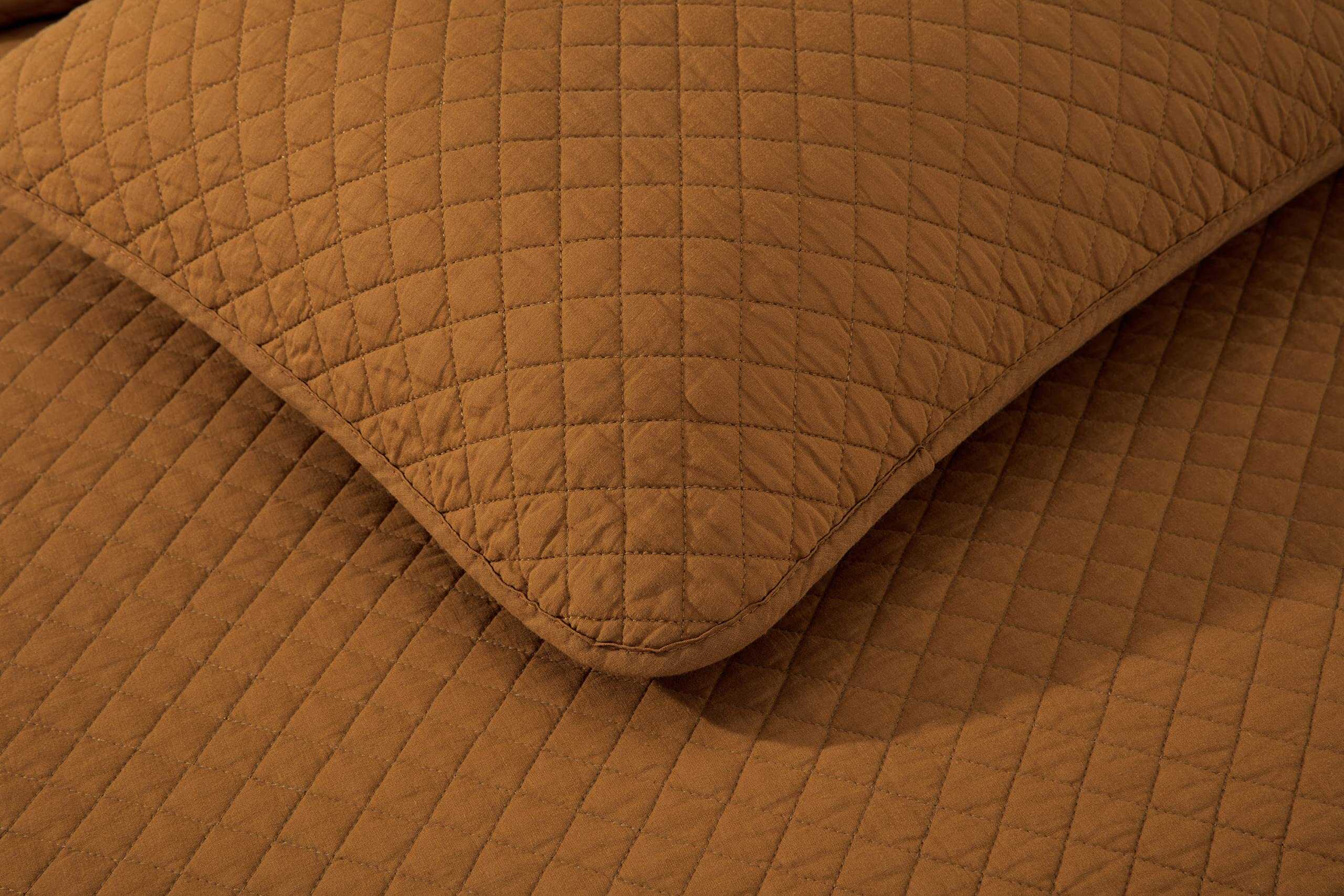 Set de Colcha de Algodón Chezmoi Collection Avon 3 Piezas - Imagen 6