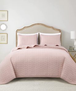 Juego de Edredón Chezmoi Collection Madrid 3 -Rosa Espiga