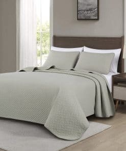 Juego de edredón Chezmoi Collection Avon de 3 piezas 100%