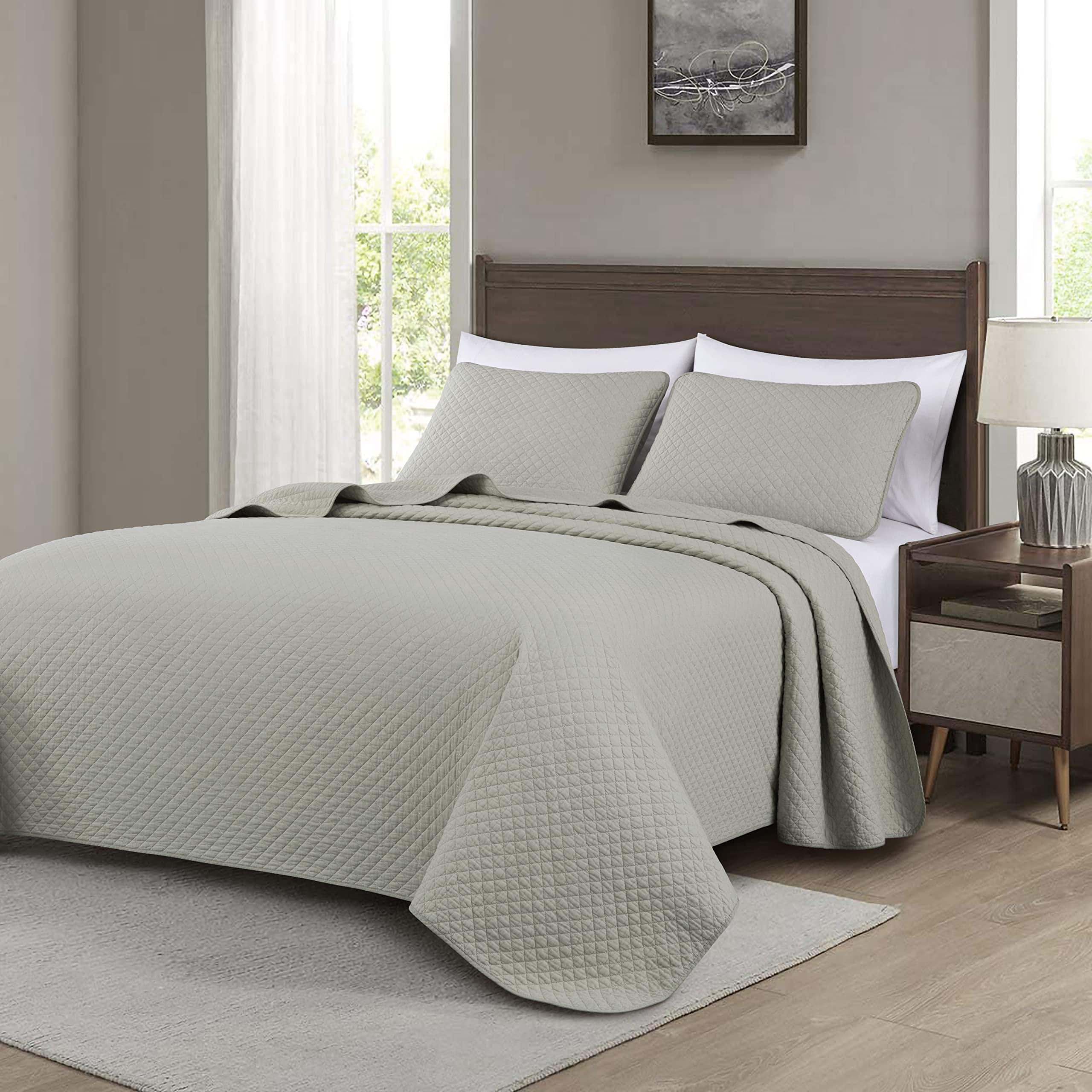 Juego de edredón Chezmoi Collection Avon de 3 piezas 100%