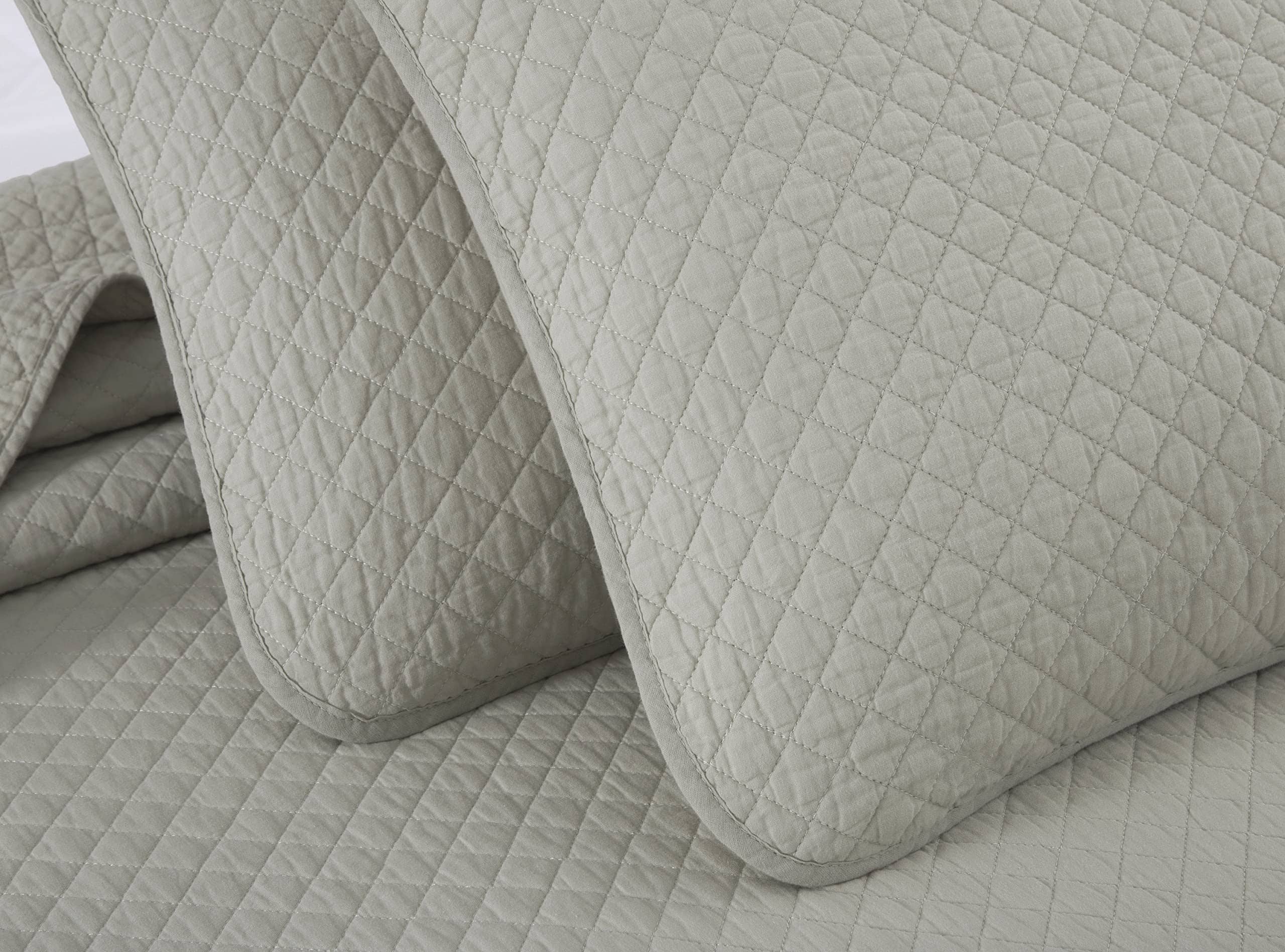 Juego de edredón Chezmoi Collection Avon de 3 piezas 100% - Imagen 5