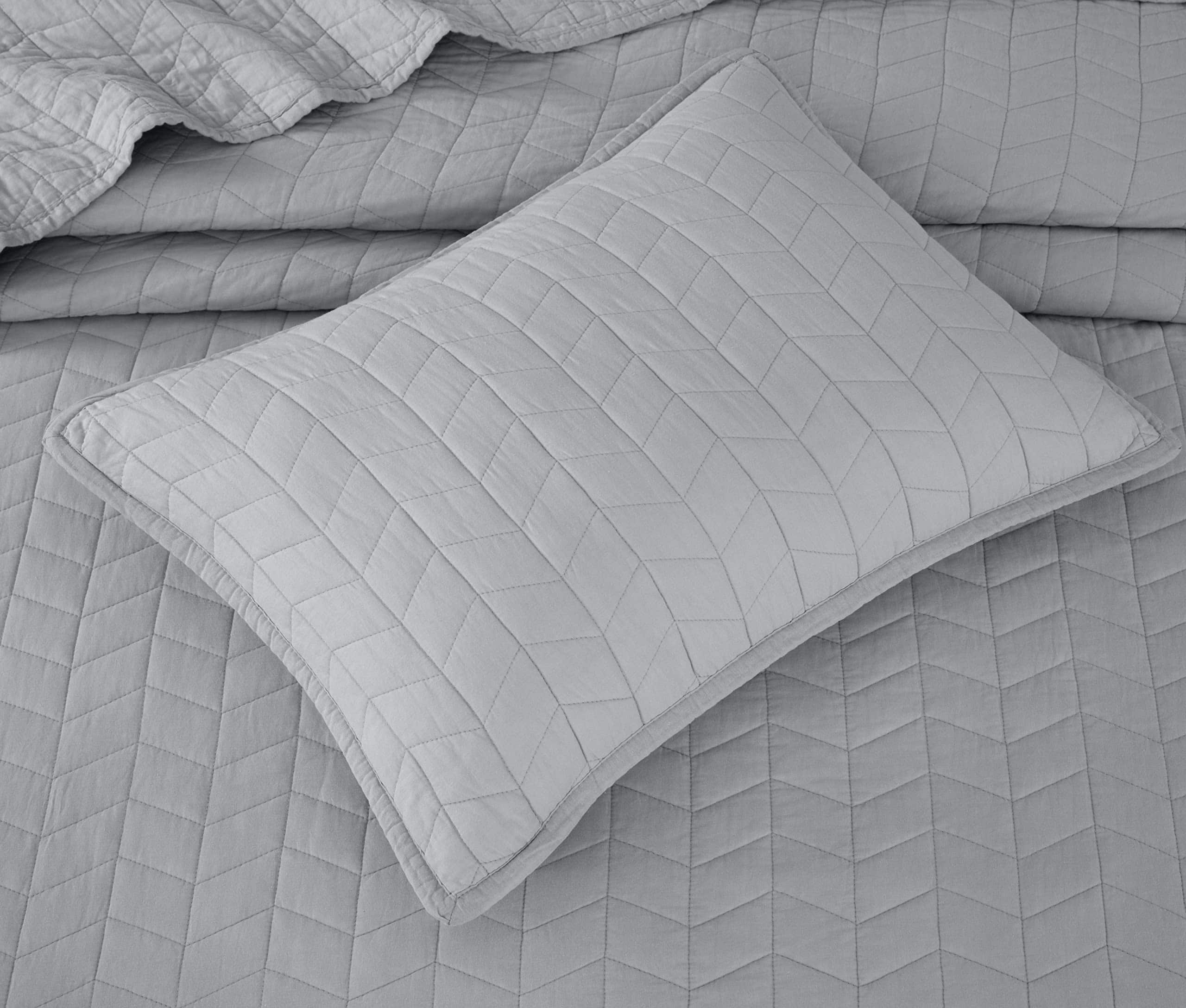 Juego de Edredón Chezmoi Collection Madrid 3 -Gris Claro con - Imagen 5