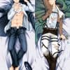 Funda de almohada para cuerpo de Anime Levi Dakimakura