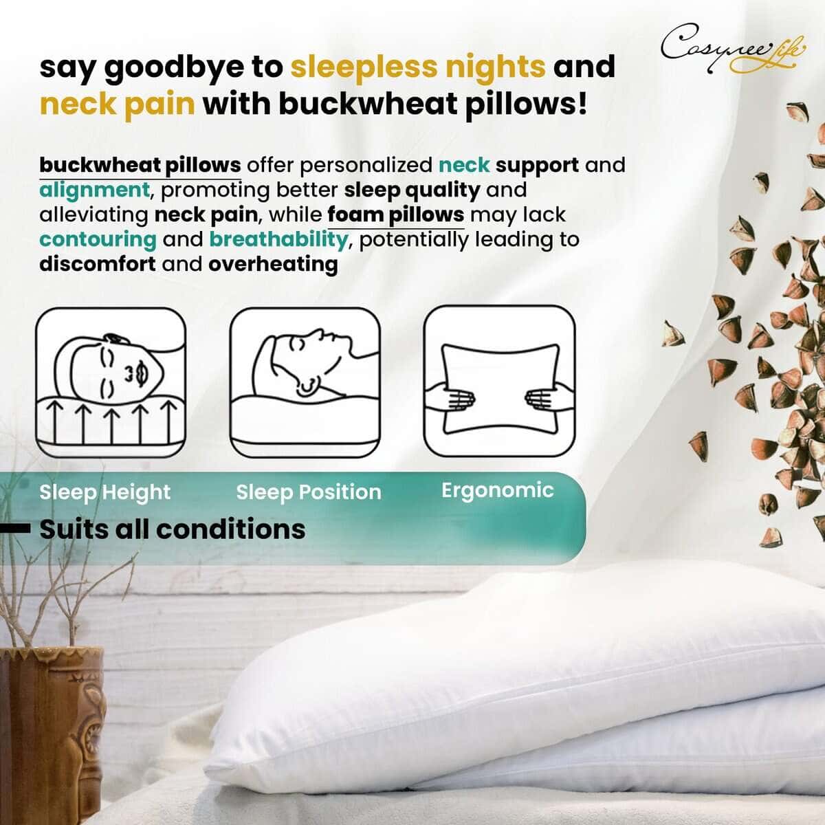 Almohada de Trigo Sarraceno Orgánico de cosynee | Almohada - Imagen 7