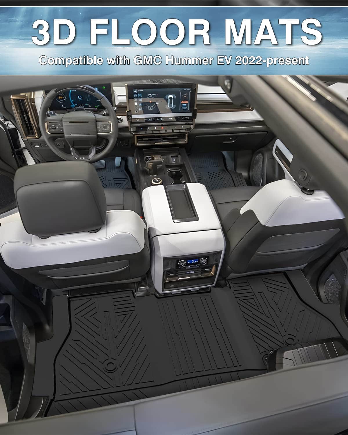 Tapetes Mixsuper para 2022-2023 GMC Hummer EV Pickup, - Imagen 3
