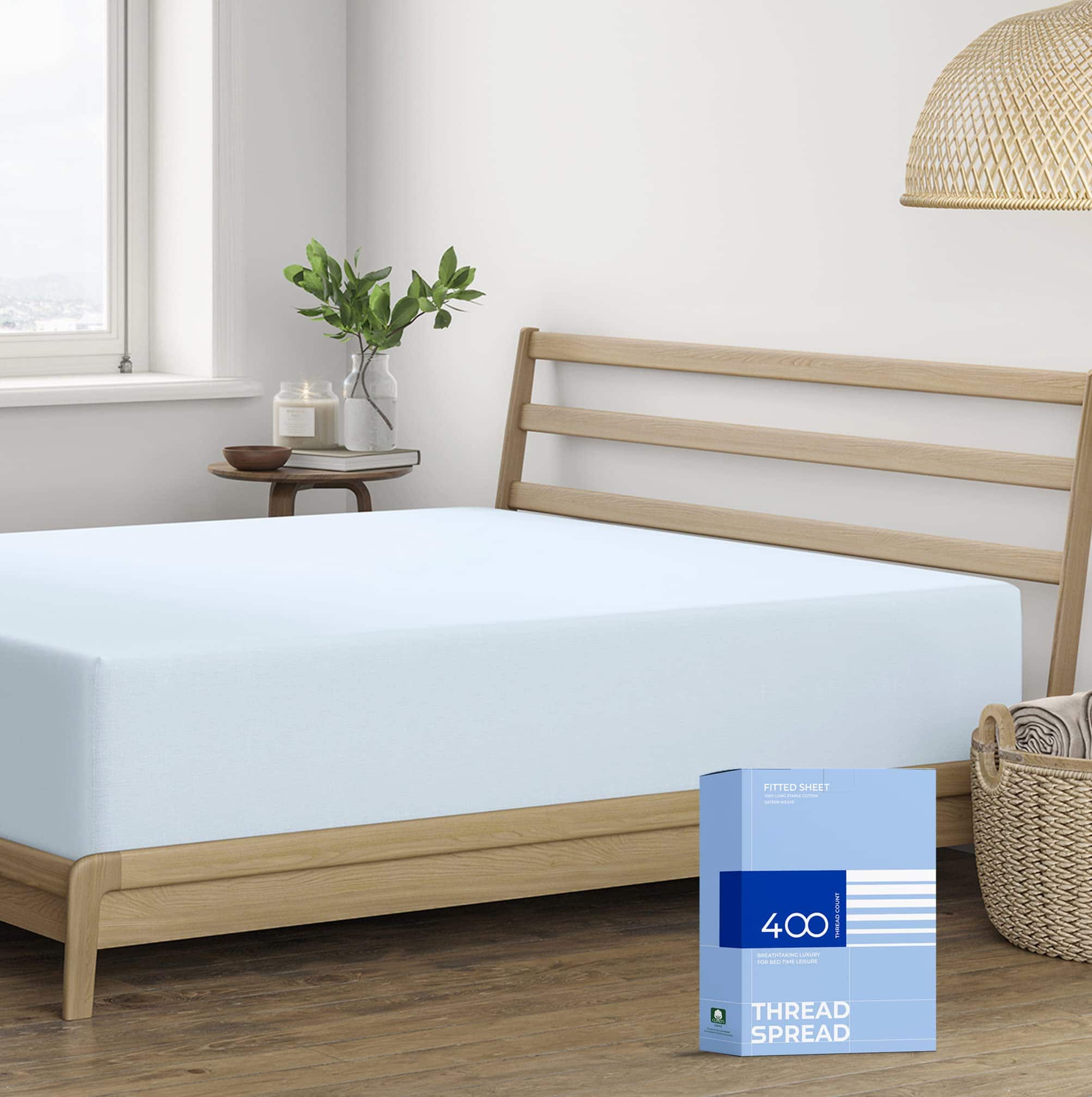 Sábana Ajustable California King de Algodón 100% - 400