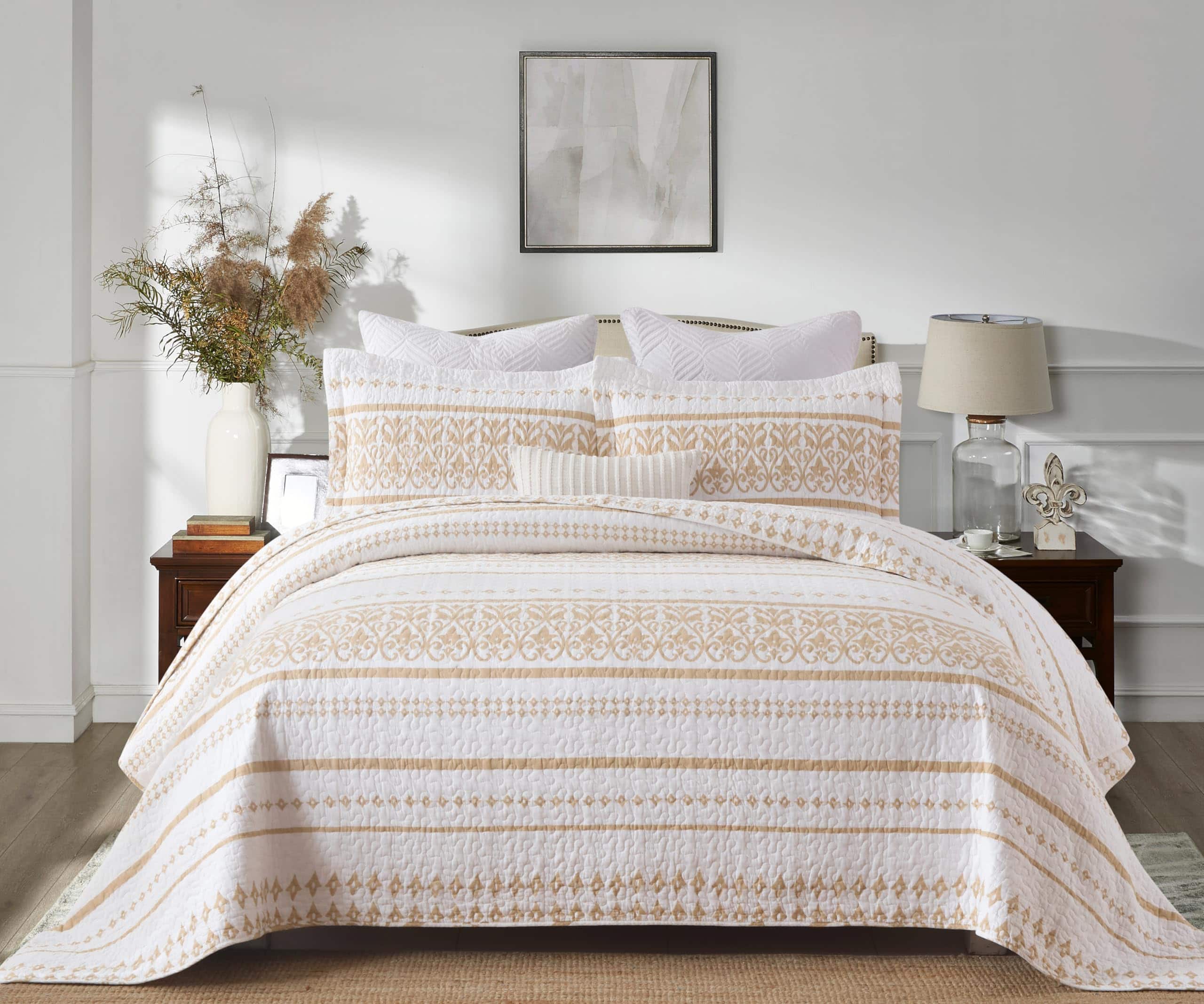 Juego de Edredón Bohemio Reversible de Tamaño Queen, 100% - Imagen 3