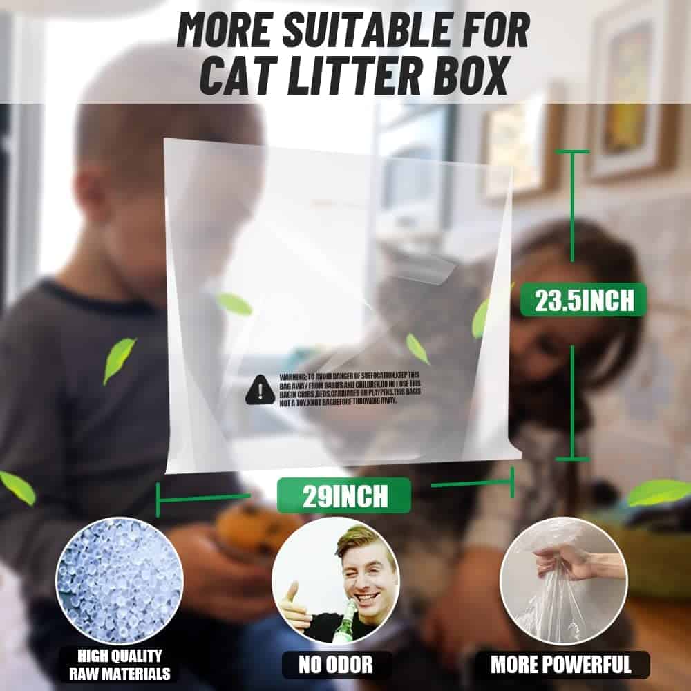 30 PCS Forros para Cajón de Basura para Arenero Automático, - Imagen 7