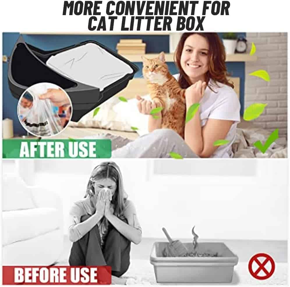 30 PCS Forros para Cajón de Basura para Arenero Automático, - Imagen 4