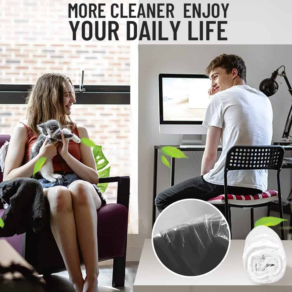 30 PCS Forros para Cajón de Basura para Arenero Automático, - Imagen 8