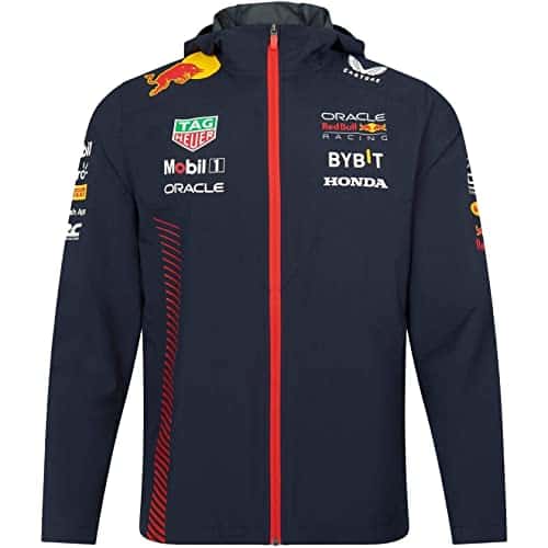 Chamarra de lluvia del equipo Red Bull Racing F1 2023 de