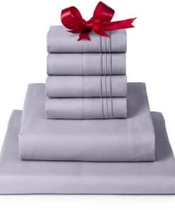 Juego de sábanas California King Mellanni -Lavanda