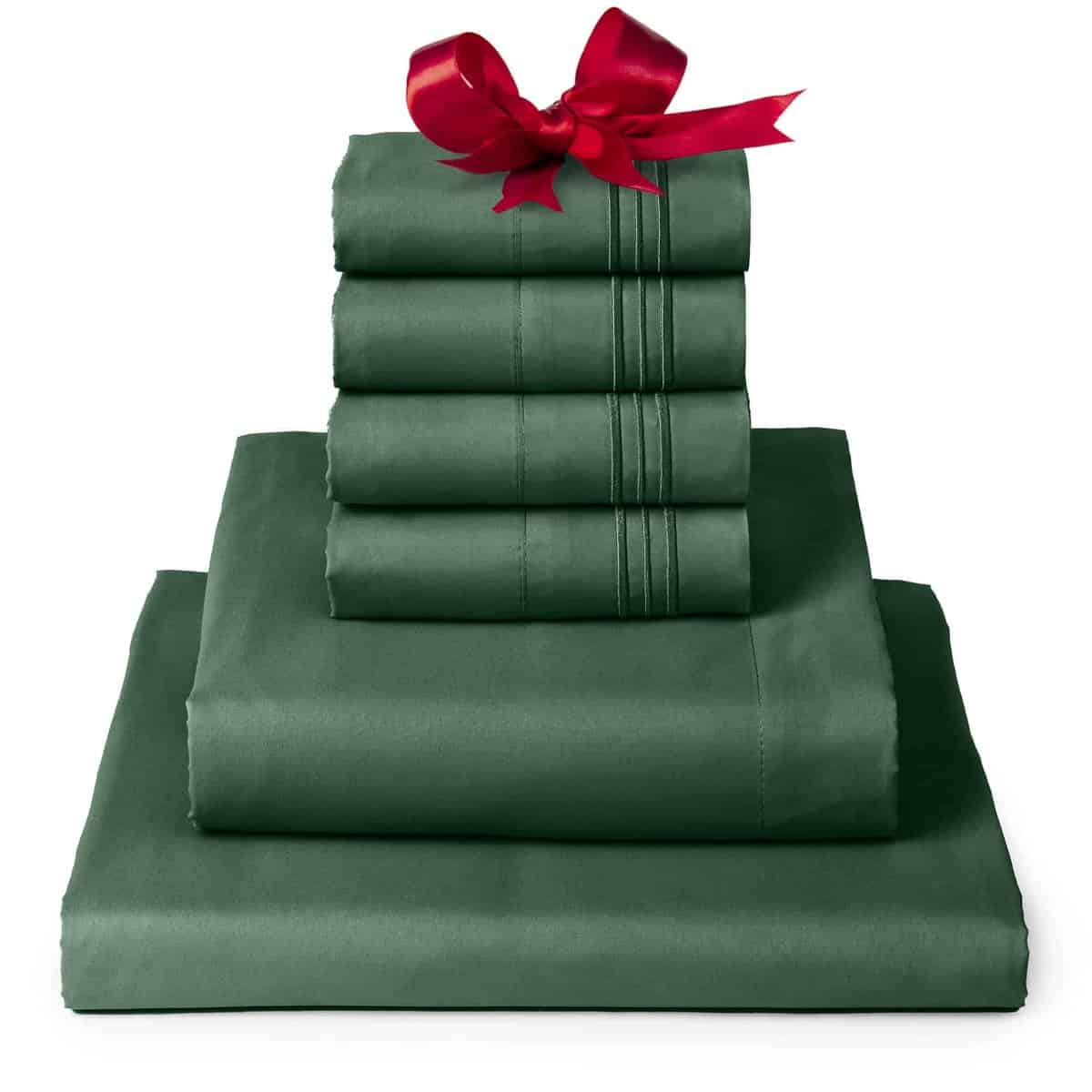 Juego de Sábanas Completo Mellanni - Colección -Verde Esmera