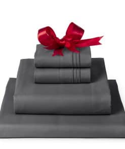 Juego de Sábanas Mellanni Twin XL - Colección -Gris