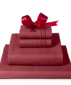 Juego de sábanas Mellanni Twin XL - Colección Iconic de 4