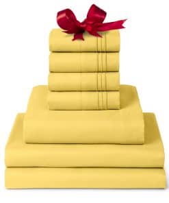 Juego de Sábanas Divididas Split King Mellanni - Colección