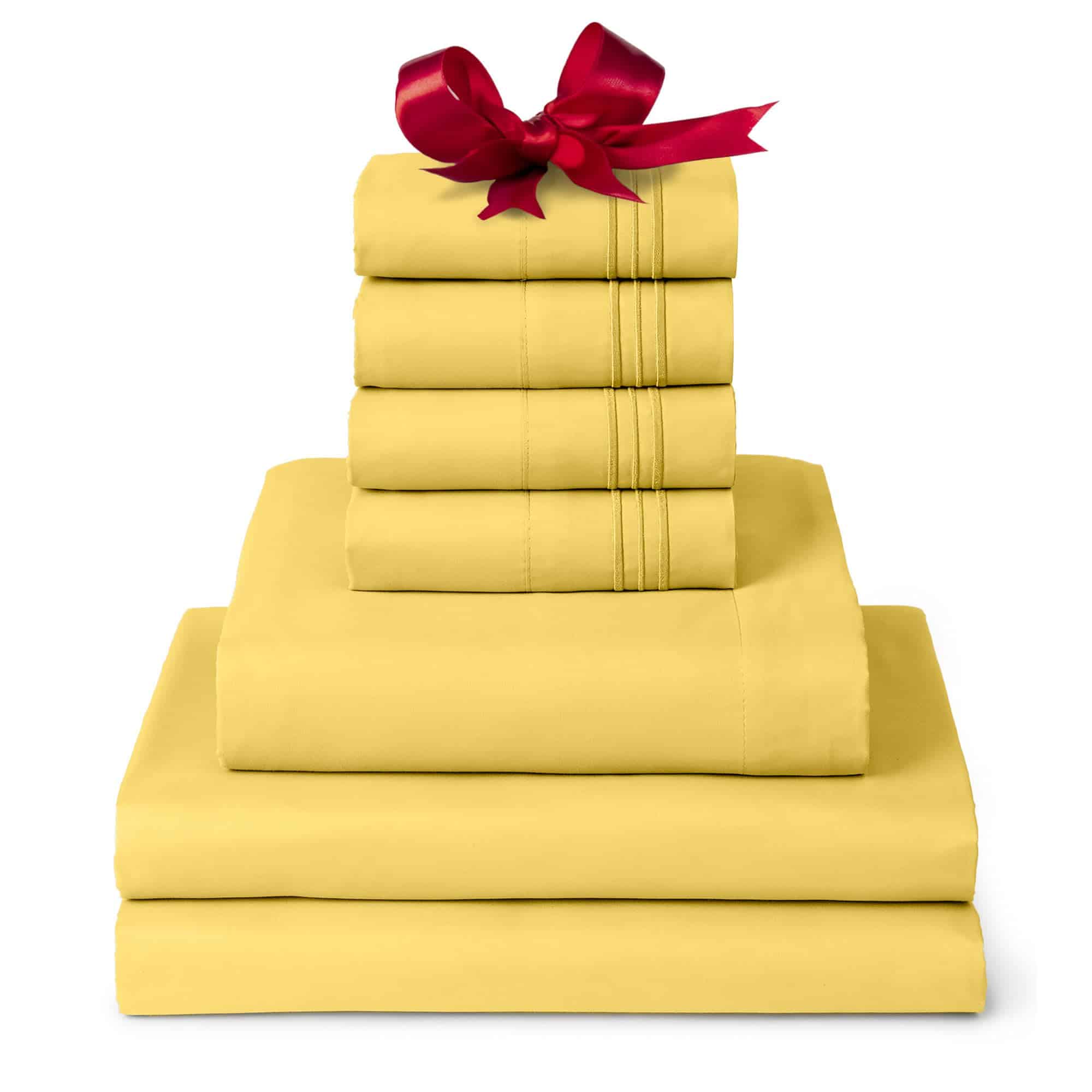 Juego de Sábanas Divididas Split King Mellanni - Colección