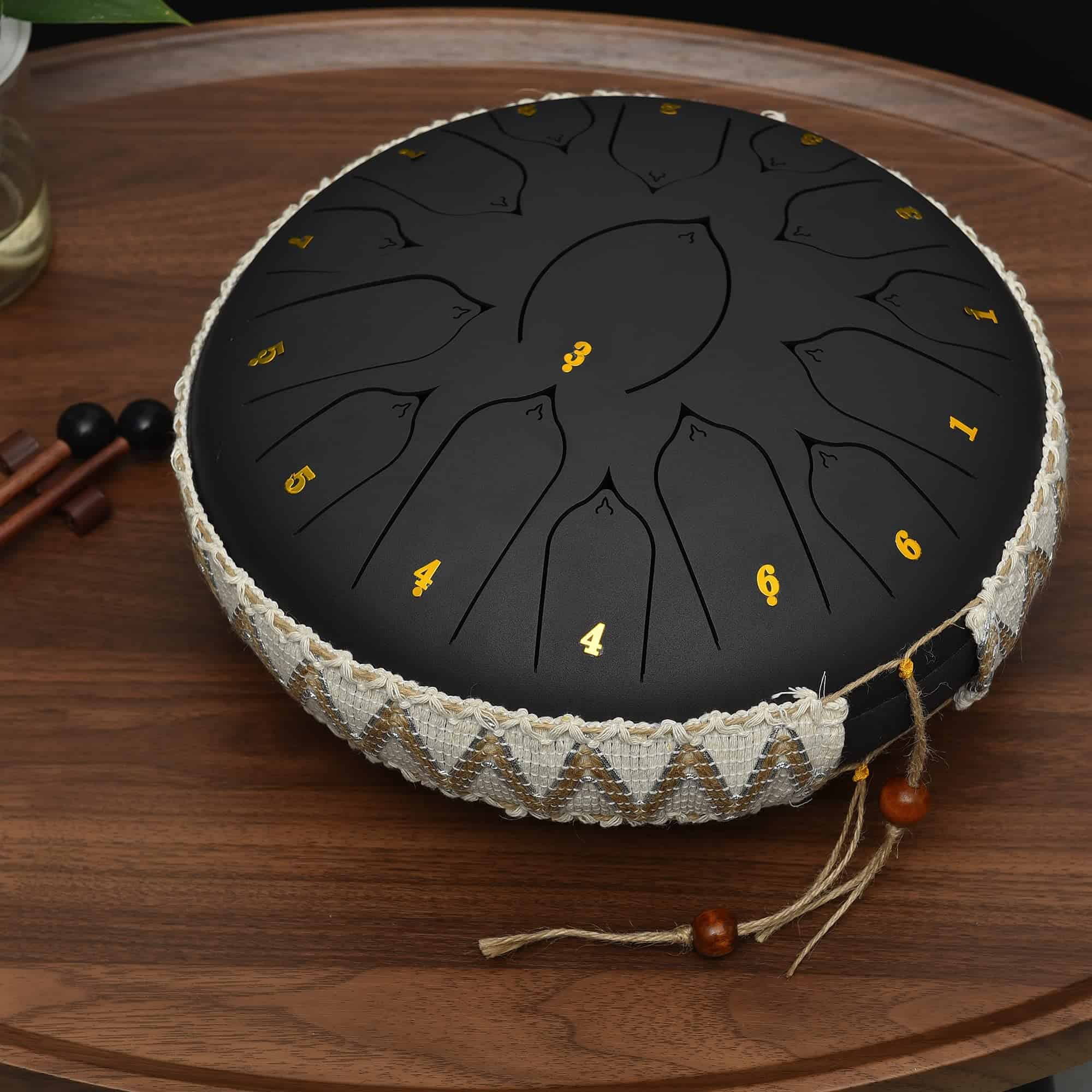 ZXZYHFTY Tambor de Lengua de Acero, 13 Pulgadas 15 Notas