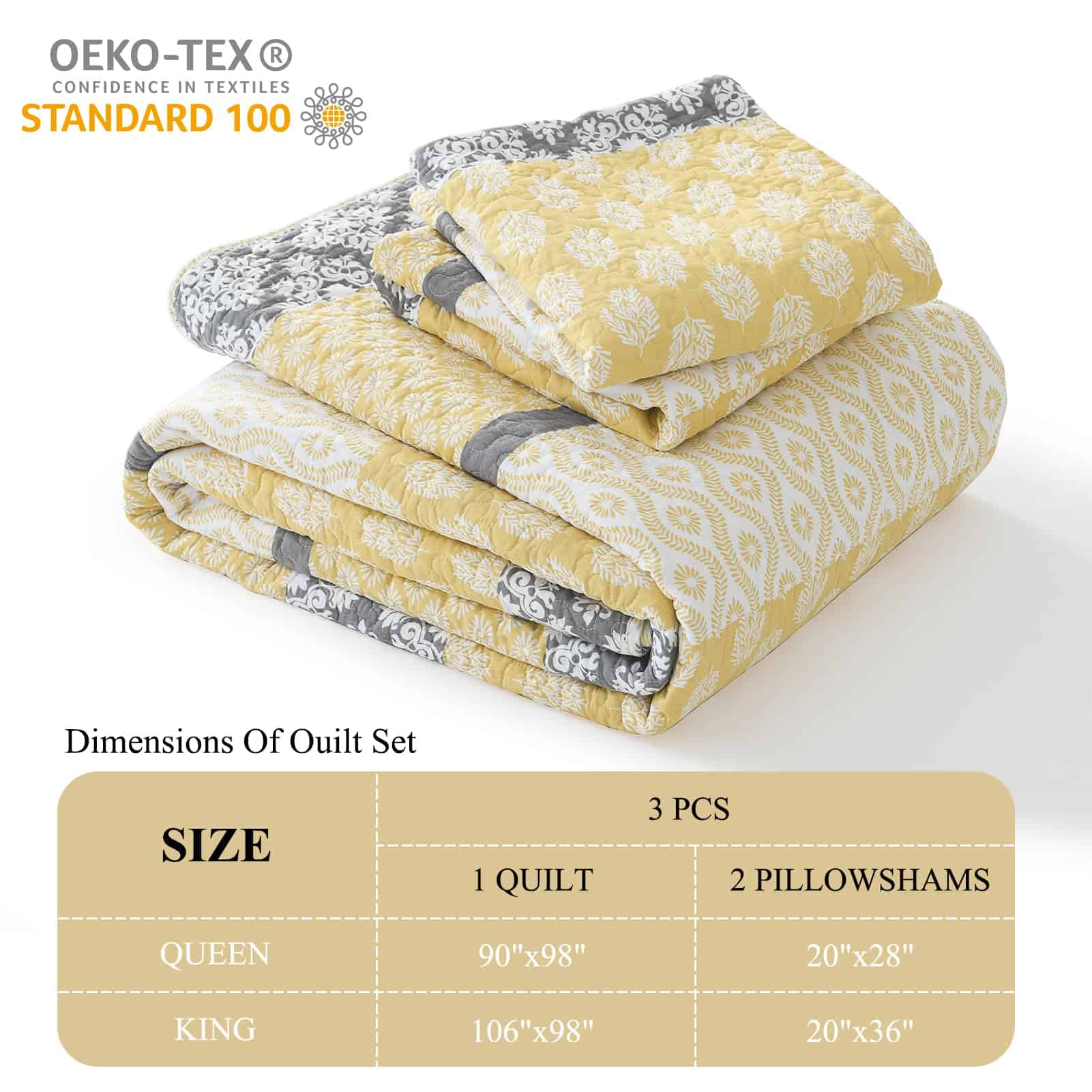 Edredones Florales King Size DDUOXIN - Edredón King - Imagen 4