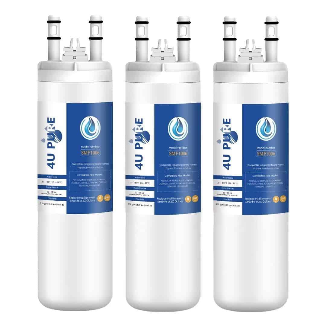 Filtro de Agua para Refrigerador Compatible con WF3CB,
