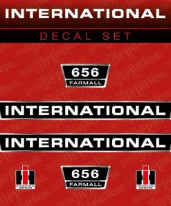 Juego de calcomanías de repuesto para tractores