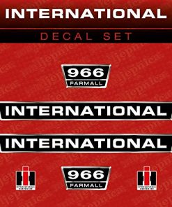 Set de Calcomanías de Repuesto para Tractor International