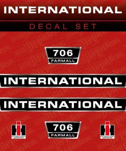 Conjunto de Repuesto de Calcomanías para Tractor