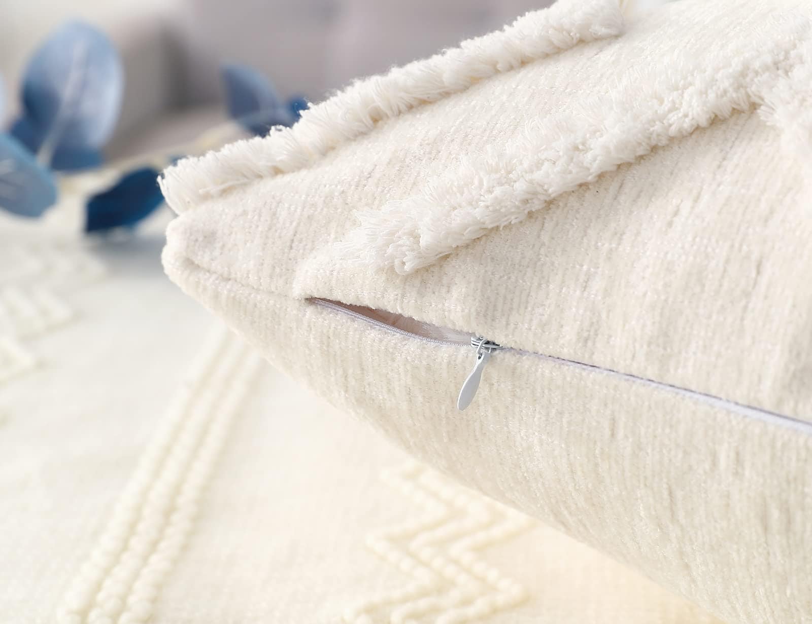 Fundas de Almohada Extra Largas con Diseño de Diamante - Imagen 6