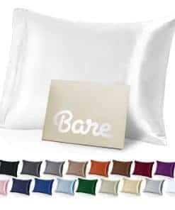 Funda de Almohada de Seda 100% Morera -Blanco