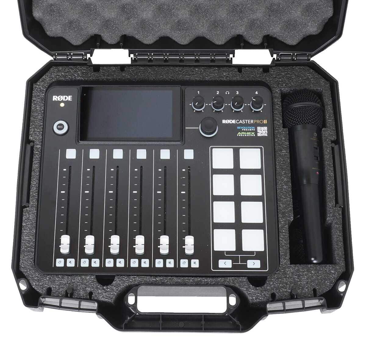 Estuche rígido Case Club - Compatible con RODECaster Pro 2, - Imagen 6