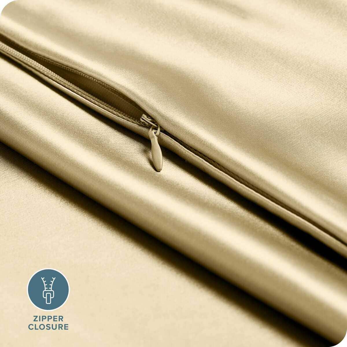 Funda de Almohada de Seda 100% Mulberry Bare Home para - Imagen 9