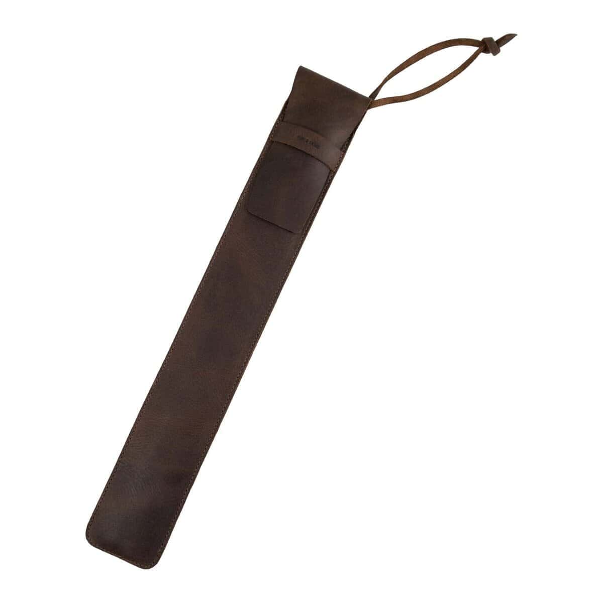 Estuche de Baquetas de Piel de Grano Completo Hecho a Mano