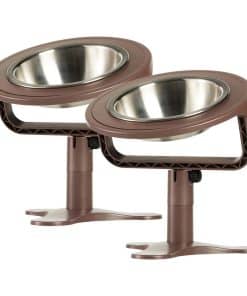 Tazón de Comida para Gatos Ajustable Levantado TOLOPU,