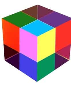ECBANLI CMY Mixing Colour Cube, 70mm (2.75 pulgadas) Cubo