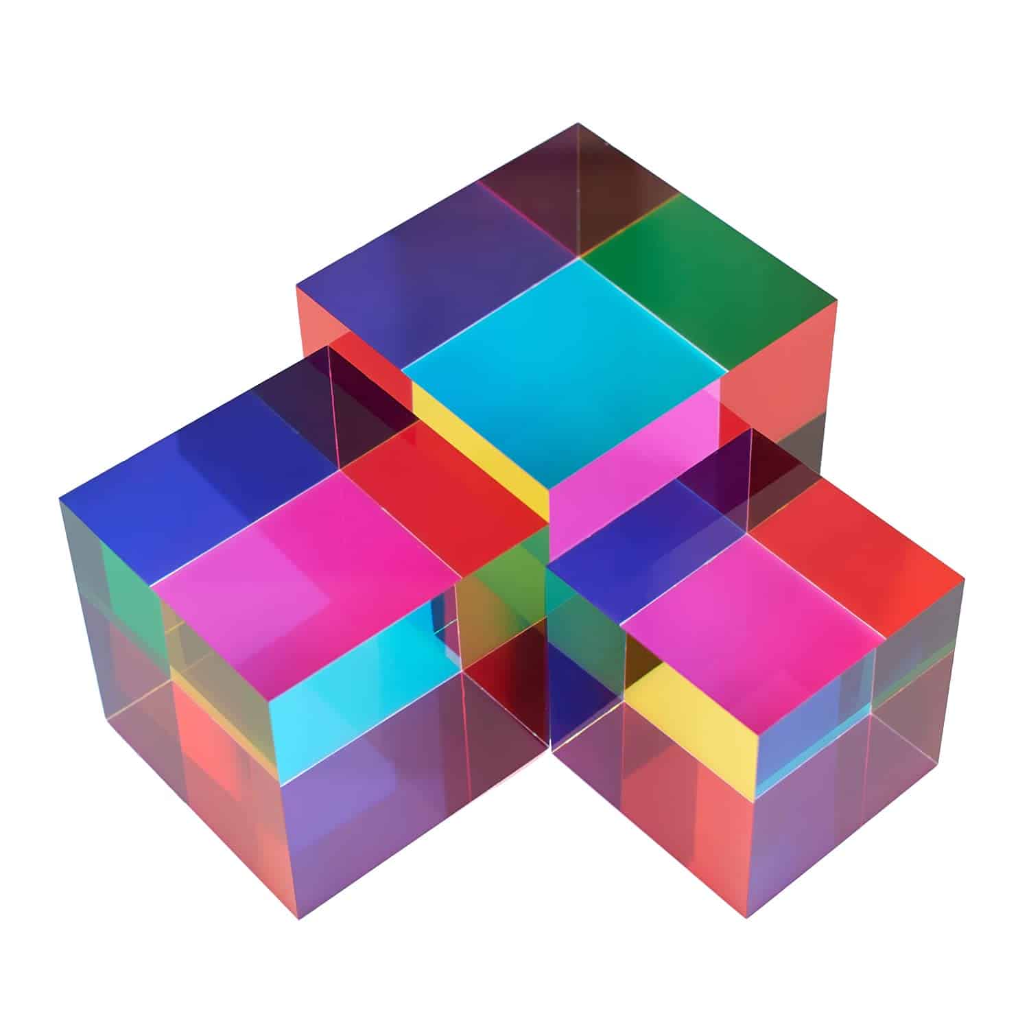 ECBANLI CMY Mixing Colour Cube, 70mm (2.75 pulgadas) Cubo - Imagen 4