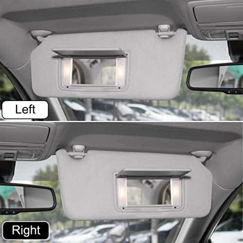 SENSHINE Visera del lado izquierdo del conductor y del lado - Imagen 3