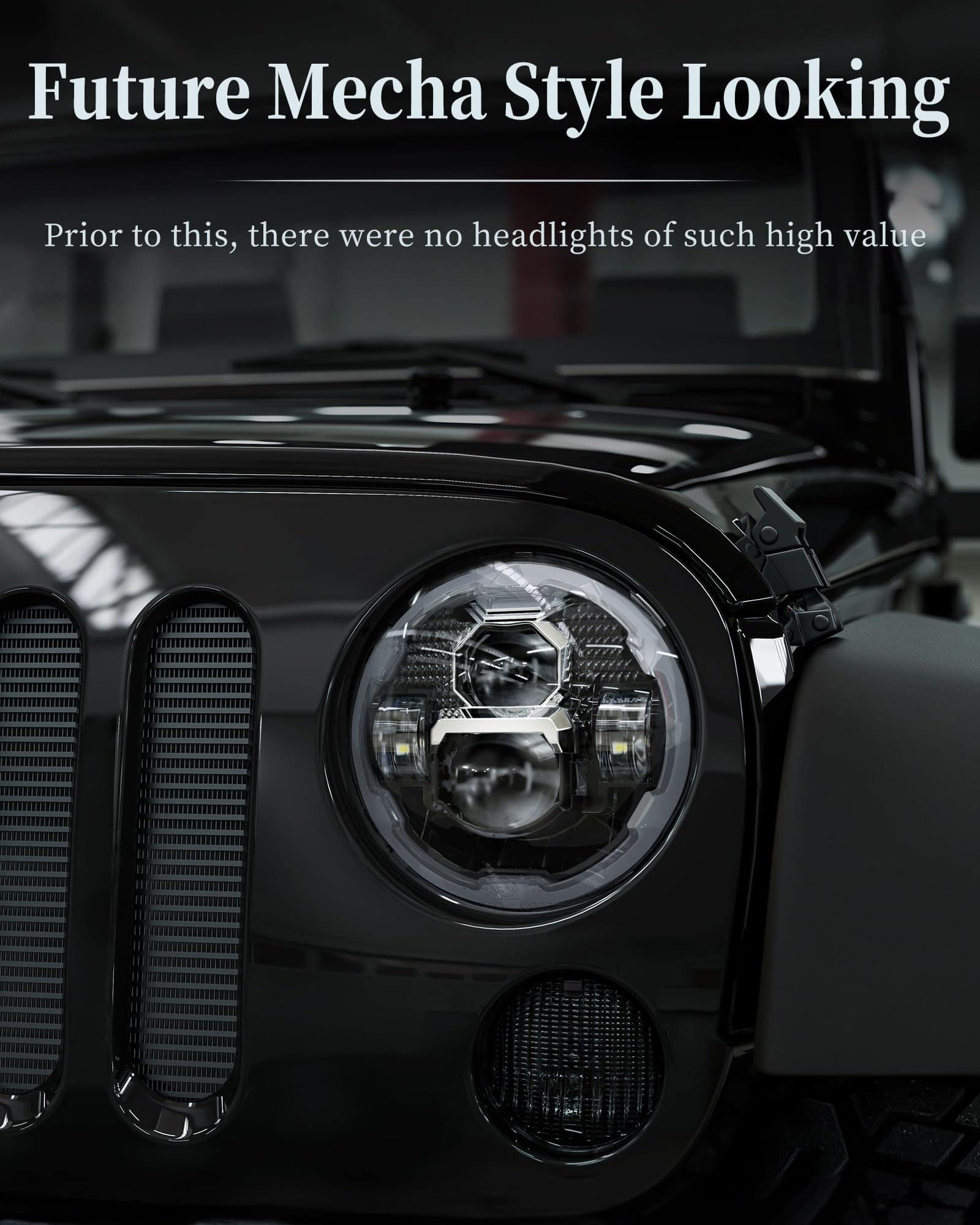 Faro Delantero LED Halo de 7 Pulgadas Antideslumbrante y - Imagen 3